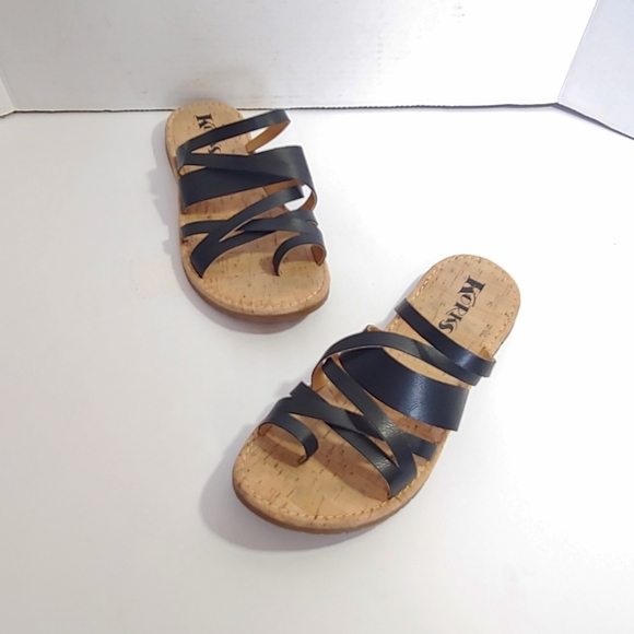 Kork's by Kork-ease black strappy sandals - Picture 8 of 11